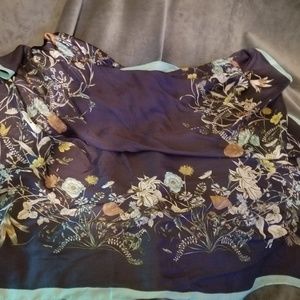 100% silk scarf